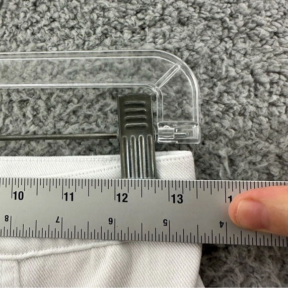 Spanx Jean-ish Leggings Crop White Pull On Elastic Waist Women's Small x 23.5 - Picture 8 of 10